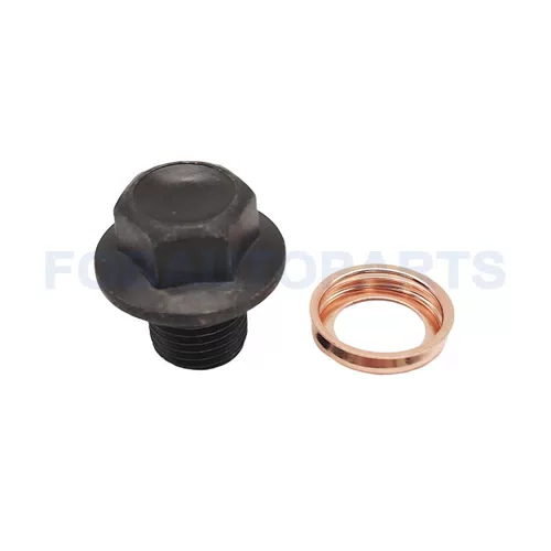 Auto Engine Transmission Oil Drain Cap Assembly Replacement for Nissan 11128-01M00 1112801M00 - image 3